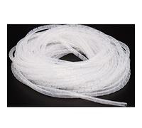 Manchon de Presse-étoupe, Enrouleur spiralé for câbles, Gestion Faisceaux tuyaux(Clear,4mmx25m)