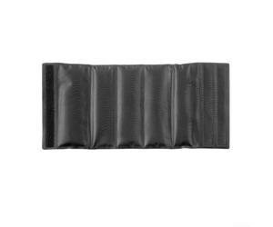 Manchon de refroidissement durable pour bouteille de vin - Veste en gel souple pour champagne pour prosecco, bière, voyage, extérieur, été, noir, 17,3 x 14,5 cm