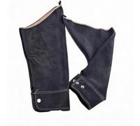Manchon de soudage en cuir de vache de 60 cm pour répondre aux attentes de l'industrie en matière de protection thermique et mécanique (bleu marine)