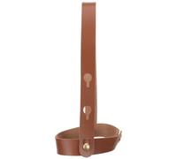 Manchon de Tasse Portable en PU Cuir, Réglable, Anti-brûlure, Café | Gobelets en Papier, Poignée Incluse, Style Classique Uni, Usage Marche et Thé D’après-midi