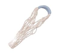 Manchon de Tasse Porte-Bouteille tissé à la Main, White Blue | Manchon pour récipient à boissons, adapté à la randonnée, Camping et à l ' école, pratique