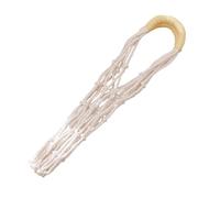 Manchon de Tasse Porte-Bouteille tissé à la Main, White Custard | Manchon pour récipient à boissons, adapté à la randonnée, Camping et à l ' école, pratique