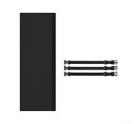 Manchon de tuyau AC portable de 150 cm pour le refroidissement d'été | Matériau en tissu de qualité supérieure, flexible pour un design double couche, finition noire, 53,3 cm de largeur