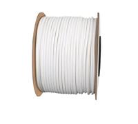 Manchon d'identification de câble électrique, étiquette de marquage de tube, blanc imprimable, codage en PVC 0,5 à 25 MM², diamètre 1,5 à 12,5(0.5 sq. mm - White)