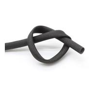 Manchon d'isolation en Fibre de Verre Noir, 1/2/5M, Gaine en Fibre de Verre Haute température, Manchon de Bouclier Thermique, Fibre de Verre, 1mm-50mm