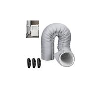 Manchon d'isolation portable pour climatiseur portable convient aux tuyaux d'échappement de 12 7 cm et 15 cm de diamètre gris