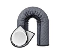 Manchon d'isolation portable pour tuyau CA - 148 x 53 cm - Housse isolante en tissu Oxford | Tuyau de climatiseur portable résistant à la chaleur et économie d'énergie pour fenêtre, chambre, bureau