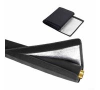 Manchon d'isolation portable pour tuyaux et tuyaux AC, enveloppe thermique à 5 couches avec revêtement PU et coton perlé, réflexion du soleil d'été et protection contre le gel hivernal, économe en