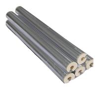 Manchon d'isolation pour Tube Climatisation 20-110mm Isolation de Tuyau en Mousse Outdoor, Anti-Gel et Calorifuge Conduites d'eau Chaude et Froide Conduits Isolation en Papier d'aluminium Semi-fendue