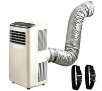 Manchon d'isolation pour tuyau AC avec sangles en tissu Oxford | Couvercle d'isolation portable pour grille d'aération pour maison, appartement, dortoir, salon, chambre, bureau, garage