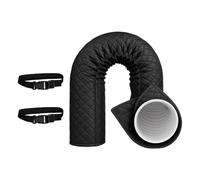 Manchon d'isolation thermique pour tuyau AC portable | Isolation portable pour tuyau de climatisation pour 12,7 et 15 centimètres de diamètre de tuyau, convient au sous-sol
