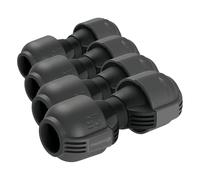 Manchon égal de Gardena : raccord pour Extension du Tuyau de Pose, 25 mm, Technologie de raccordement Quick&Easy, Montage sans Outils avec Les tuyaux de Pose 25 mm de Gardena (2775-20) (Lot de 4)