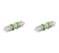 Manchon égal Métallique Pour Tubes Multicouche à Sertir - 40x3,5 - Vendus Par 2 - Raccords Multiskin - 7270w40 - Comap