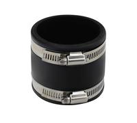 Manchon en caoutchouc flexible pour aspirateur sciure copeaux bois raccord tuyau avec collier serrage pour tuyau pvc fonte vidange manchette souple plomberie coude (ID90 OD104 hauteur100mm)