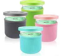 Manchon en néoprène résistant au gel pour tasses à crème glacée qui prend en charge le contrôle des portions et réduit le transfert de froid (1 1)