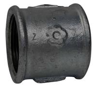 Manchon Femelle-Femelle en Fonte Malléable à Cœur Noir - 3/4''
