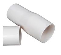 Manchon fileté de rechange blanc pour tuyau d'aspirateur de piscine | Raccord adaptateur pour tuyaux standard, partie en plastique résistant pour réparation de tuyaux, dimensions 5 x 5 x 4 cm