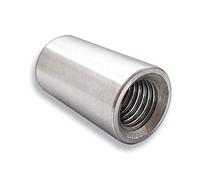 Manchon fileté rond A4 en acier inoxydable - Écrou de connexion - Écrou long V4A - Modèle rond M6 M8 M10 M12 M16 M20 (1, M8 x 35 mm)