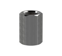 Manchon hexagonal M5, SW 8, acier inoxydable 1.4571, pression de travail max. 60 bar, tampon de fonctionnement. Charge maximale : 150°C