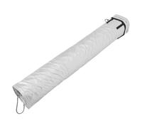 Manchon Isolant 6 Pouces pour Conduits Hvac, Aluminium Argenté | Réflexion Thermique, Résistance à L'eau, Cordons Élastiques aux Deux Extrémités, pour Maison et Buanderie