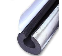 Manchon Isolant Antigel Pour Extérieur,Isolation De Tuyaux En Mousse Auto-Adhésive,Isolation Imperméable En Mousse Pour Tuyauterie Chauffage Plomberie Et Tubes En Cuivre,0.9m,(ID)43mm x (T)30mm