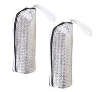 Manchon isolant pour bouteille d'eau - Matériau en néoprène, style pochette portable, support de retenue thermique, étui léger à suspendre | Housse de bouteille isolée pour voyage, lieu de travail, éc