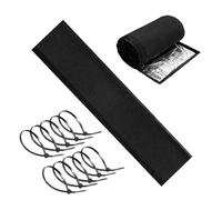Manchon isolant pour ligne CA - Couverture de tuyau HVAC imperméable résistante à la chaleur - Coque de protection pour tuyaux en cuivre - Design d'installation compact, couche de barrière thermique +
