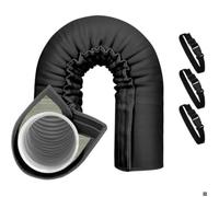 Manchon isolant pour tuyau de climatisation - DAITY- Triple isolation - Ø13/15 cm - Intérieur & extérieur - 3 Sangles Réglables