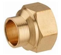 Manchon laiton à visser femelle F1/2' (15x21) NOYON & THIEBAULT - à souder - Ø 14 mm - 1122-1514L1 G