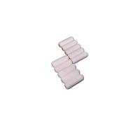 MANCHON PATTE DE LAPIN 10 CM ROLLER SUPERFINE MOUSSE BLANC x 10