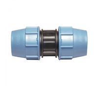 Manchon Pp à Compression Pn16 Pour Tuyau Pe D50