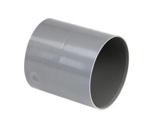Manchon PVC - à butée - femelle-femelle - D100 mm - gris