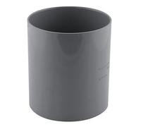 Manchon PVC femelle 100mm à coller gris Fitt