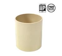 Manchon PVC pour tube de descente Ø80 - sable - First Plast - Gamme gouttière PVC 25