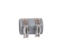 manchon pvc souple multi-materiaux ff ø 50 de 50 à 58mm gris + colliers inox - INTERPLAST