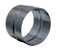 Unelvent Manchon raccord mâle MRT 80 860355 acier galvanisé Ø80 mm argenté