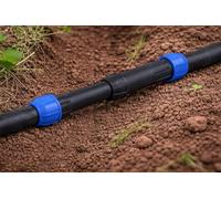 Manchon réparateur télescopique PVC D25 - 28 à 40 cm - Raccord droit à compression - Réparation tuyau PEHD arrosage enterré