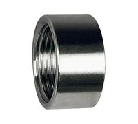 Manchon rond court G 1/8 pression de travail max. 20 bar en acier inoxydable 1.4408