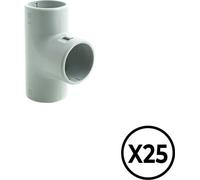 Manchon T Inspection Pvc ø25mm Raccord D'inspection Pvc Gris, ø25mm - Tupersa
