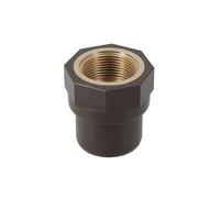 MANCHON TARAUDE LAITON 1/4 GIRPI HTA HMML40 | Manchon taraudés - GIRPI - HTA - F1'/4 - MDiamètre40mm - PVC-C
