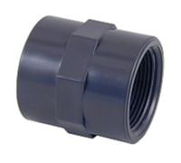 Manchon taraudé Pvc pression fileté 3/8" des 2 côtés
