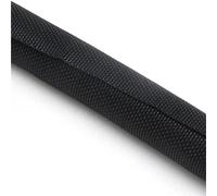 Manchon tressé Extensible à Fermeture Automatique, Tube Flexible, Tuyau isolé, enveloppe de Fil, Protection câble(Black,16mm,15 Meters)