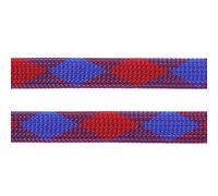 Manchon tressé extensible isolé en PET de 10M, Tube en maille de Nylon haute densité, couverture d'enveloppe de fil, gaine de câble de Protection(Blue Red,12mm)