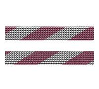 Manchon tressé extensible isolé en PET de 10M, Tube en maille de Nylon haute densité, couverture d'enveloppe de fil, gaine de câble de Protection(Black White Pink,12mm)