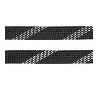 Manchon tressé extensible isolé en PET de 10M, Tube en maille de Nylon haute densité, couverture d'enveloppe de fil, gaine de câble de Protection(Black Silver,12mm)