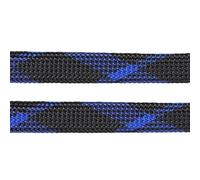 Manchon tressé extensible isolé en PET de 10M, Tube en maille de Nylon haute densité, couverture d'enveloppe de fil, gaine de câble de Protection(Black Blue Cross,12mm)