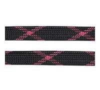 Manchon tressé extensible isolé en PET de 10M, Tube en maille de Nylon haute densité, couverture d'enveloppe de fil, gaine de câble de Protection(Black Pink,12mm)