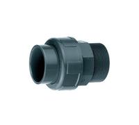 Manchon union 3 pièces PVC pression femelle/fileté 50 x 2" -