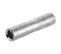 Manchons d'arrêt enfichables (F) métalliques non isolés 6,6mm Klauke, lot de 10