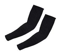 Manchons résistants aux coupures - Niveau 5, manchon Kevlar Manchon anti-coupure Manchon de protection contre les coupures 1 paire de protège-bras pour les travaux de cuisine de jardin (35 cm noir)